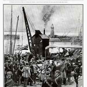 Ulster Volunteer Force Gun Running Print, April 1914 Ulster Volunteer Force Gun Running Print, April 1914