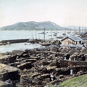 Harbour at Chemulpo, Korea, circa 1880s