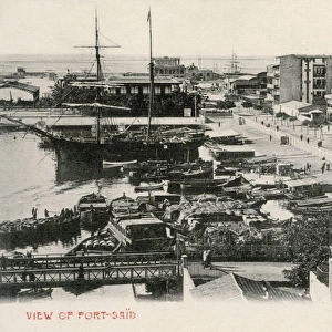 Harbour of Port Said, Egypt