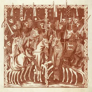 HAROLD ARROW IN EYE BATTLE OF HASTINGS Print 1066 HAROLD ARROW IN EYE BATTLE OF HASTINGS Print 1066