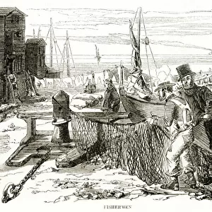 Hastings - fishermen 1857