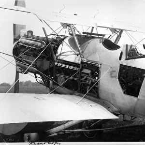 Hawker Hector rear view with access panels removed 1936