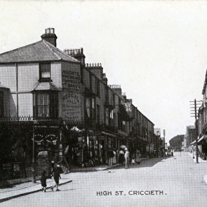 High Street, Criccieth, Cardiganshire