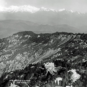 Himalayas from Darjeeling, India