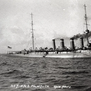 HMS Falmouth, British light cruiser