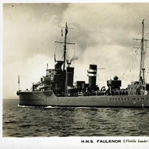 HMS Faulknor, British destroyer, WW2