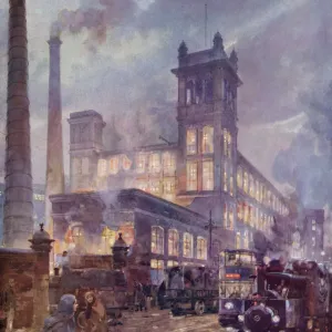 Horrockses Crewdson & Co Print: Factory Scene at Night Horrockses Crewdson & Co Print: Factory Scene at Night