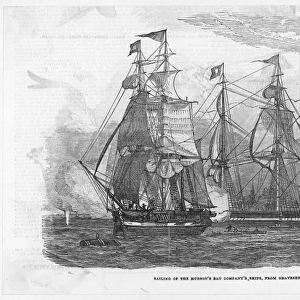 Hudson Ships Sail 1845