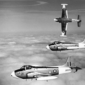 Hunting Jet Provost T3s XM351 XM368 and XM378