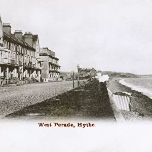 Hythe, Kent - The West Parade and Beach