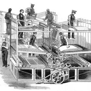 1843 Steam Printing Machines for The Illustrated London News 1843 Steam Printing Machines for The Illustrated London News