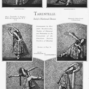 Illustrations of the Tarantelle - Italys National