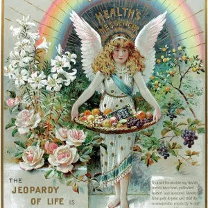 Enos Fruit Salts Full Page Colour Print Advertisement