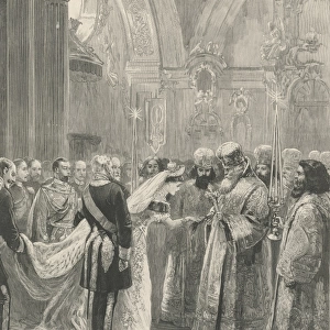 The Imperial wedding at St. Petersburg