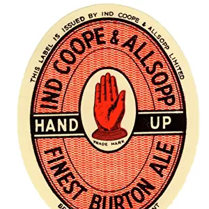 Ind Coope Allsopp Finest Burton Ale (Hand Up logo)