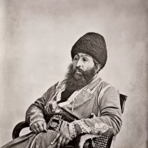 India - the Amir of Kabul Afghanistan 1860s