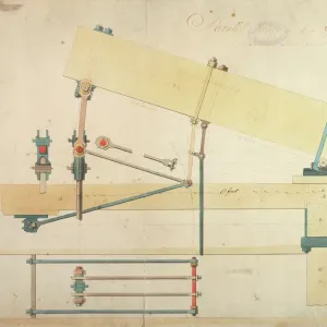 Boulton and Watt Steam Engine Print, 1795 Boulton and Watt Steam Engine Print, 1795