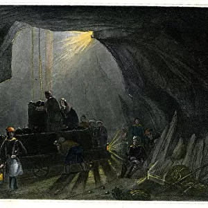Interior of a coal mine, Newcastle upon Tyne