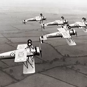 Inverted flying, RAF Wittering, biplanes, 1933