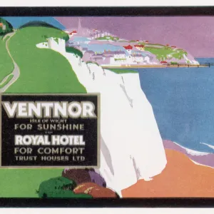Ventnor Isle of Wight Print Ventnor Isle of Wight Print