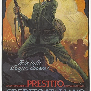 Italian Military Poster, WW1