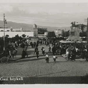 Izmir, Turkey - Gazi Heykeli