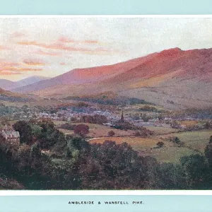 Ambleside and Wansfell Pike Print by A. de Breanski, Junr Ambleside and Wansfell Pike Print by A. de Breanski, Junr