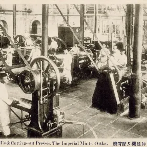 Japón, Casa de la Meca Imperial, Osaca - Molinos Rodantes y Presas Cortadoras
