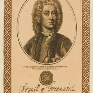 John Campbell, Duke of Argyll Print John Campbell, Duke of Argyll Print