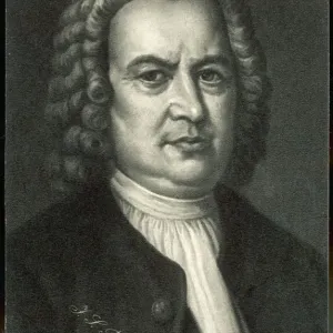 Johann Sebastian Bach Print - German Organist and Composer Johann Sebastian Bach Print - German Organist and Composer