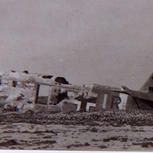 Junkers Ju 52 3m -pair of wrecks in the Libyan desert