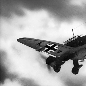 Junkers Ju87B Stuka in the dive