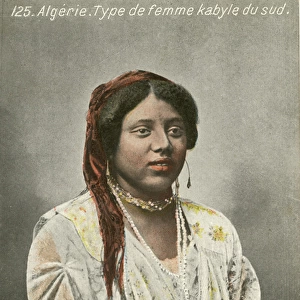 Kabliyan woman of the south, Algeria