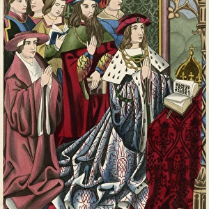 King Henry VI praying