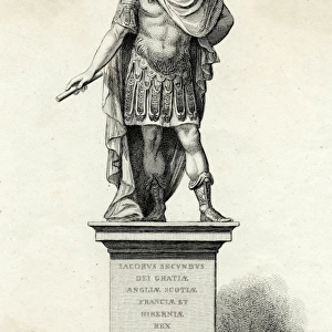 King James II statue