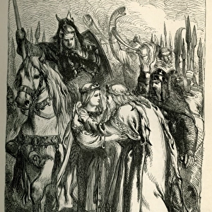 King Lear - title page - Lear and Cordelia