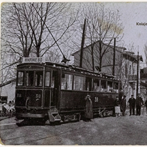 Kniajevo, Sofia, Bulgaria - Local Tram Service