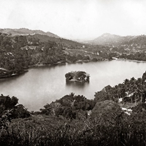 The Lake, Kandy, Ceylon, (Sri Lanka) circa 1880s