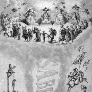 Tam O Shanter Illustration Print, 1866. Art Prints, Posters