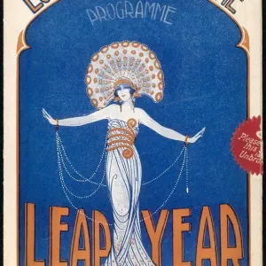 Print of the Leap Year Programme at the London Hippodrome Print of the Leap Year Programme at the London Hippodrome
