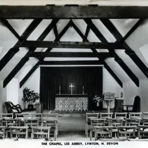 Lee Abbey Chapel Interior Print, 1953 Lee Abbey Chapel Interior Print, 1953