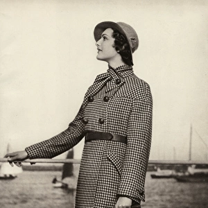 Full length tweed coat 1935