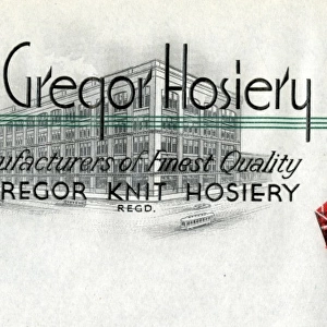 Letterhead design - McGregor Hosiery Mills, Toronto