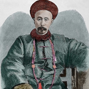 Li Hongzhang (1823-1901). Politician of the late Qing Empire