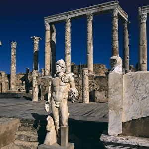 Libya. Leptis Magna. Archaeology