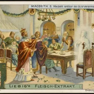 Macbeth Banquet Scene Print Macbeth Banquet Scene Print