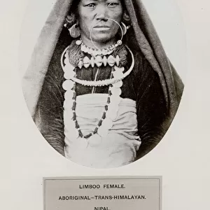 Limboo female, aboriginal, Trans-Himalayan, Nipal, Nepal