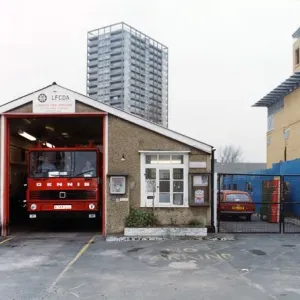 Leyton Fire Station Print, London E10