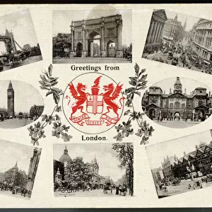 London Postcard 1905