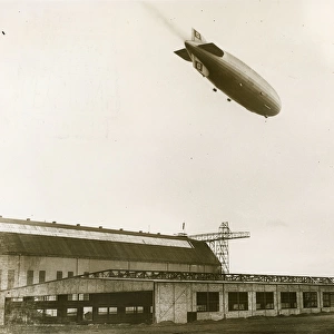 The LZ129 Hindenburg over Friedrichshafen on 4 March 193?